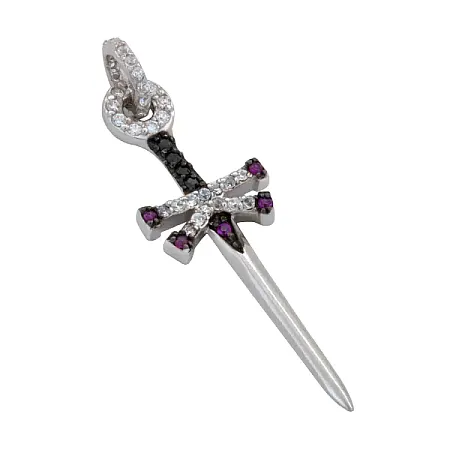 silverline, Ασημένιο Γυναικείο Μενταγιόν Σταυρός