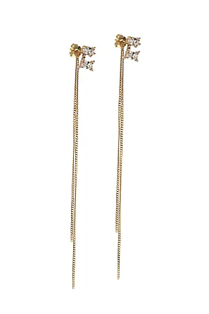 Σκουλαρίκια γυναικεία ασημένια με ζιργκόν, silverline, 0130516202