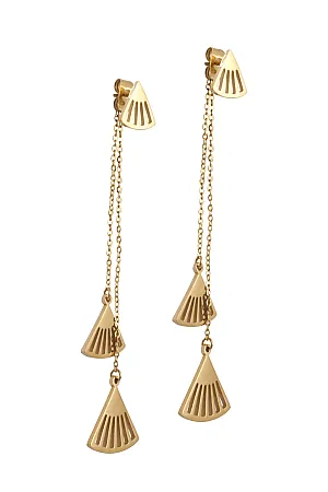 silverline, γυναικεία σκουλαρίκια από ανοξείδωτο ατσάλι